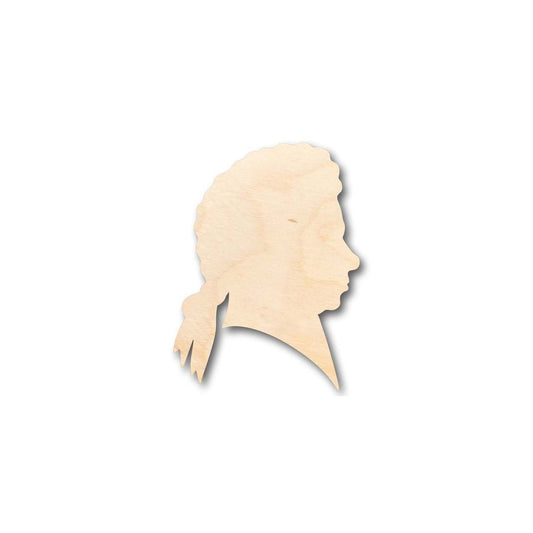 Unfinished Wood Mozart Shape - Music - History - Craft - up to 46" DIY