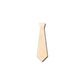 Unfinished Wood Neck Tie Shape - Craft - up to 46" DIY