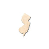 Unfinished Wood New Jersey Shape - State - Craft - up to 46" DIY