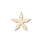 Unfinished Wood Ninja Star Shape - Craft - up to 46" DIY