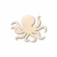 Unfinished Wood Octopus Shape - Ocean - Craft - up to 46" DIY