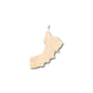 Unfinished Wood Oman Shape - Country - Craft - up to 46" DIY
