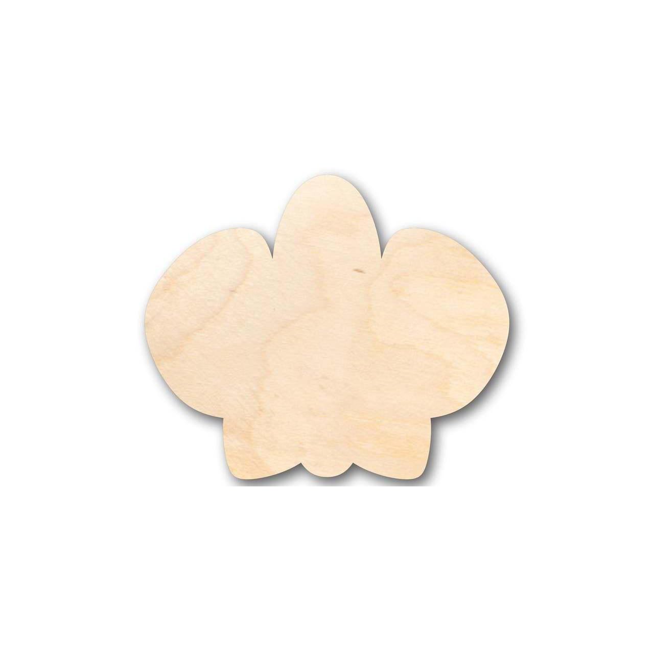Unfinished Wood Orchid Flower Shape - Spring - Craft - up to 46" DIY