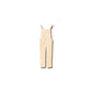 Unfinished Wood Overalls Shape - Farm - Craft - up to 46" DIY