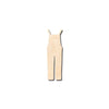 Unfinished Wood Overalls Shape - Farm - Craft - up to 46" DIY