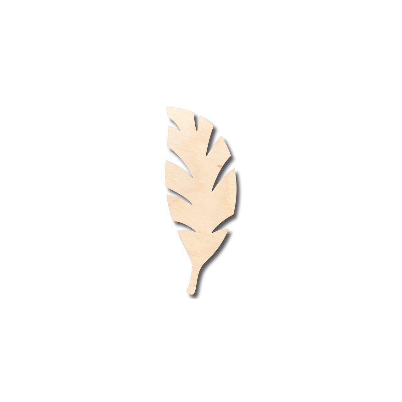 Unfinished Wood Palm Tree Leaf Shape - Craft - up to 46" DIY