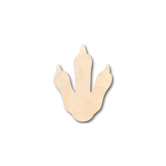Unfinished Wood Penguin Foot Shape - Craft - up to 46" DIY
