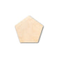 Unfinished Wood Pentagon Shape - Craft - up to 46" DIY