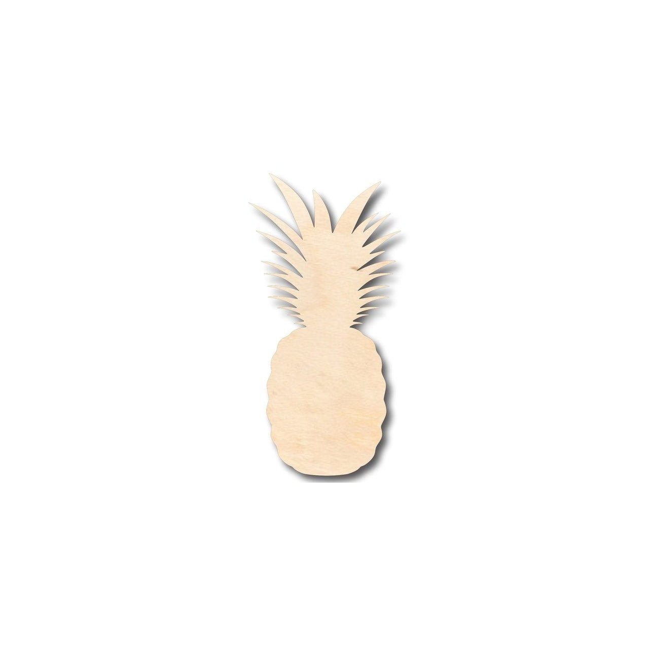 Unfinished Wood Pineapple Shape - Fruit - Tropical - Craft- up to 46" DIY
