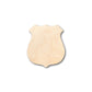 Unfinished Wood Police Badge Shape - Law Enforcement - Craft - up to 46" DIY