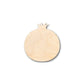 Unfinished Wood Pomegranate Shape - Fruit - Craft - up to 46" DIY