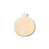Unfinished Wood Pomegranate Shape - Fruit - Craft - up to 46" DIY
