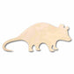 Unfinished Wood Possum Shape - Animal - Wildlife - Craft - up to 46" DIY