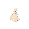 Unfinished Wood Princess Shape - Royalty - Craft - up to 46" DIY