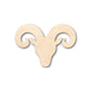 Unfinished Wood Ram Head Sheep Shape - Farm Animal - Craft - up to 46" DIY