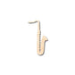 Unfinished Wood Saxophone Shape - Music - Craft - up to 46" DIY