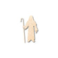 Unfinished Wood Shepherd Shape - Bible - History - Craft - up to 46" DIY