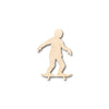 Unfinished Wood Skater Shape - Sports - Craft - up to 46" DIY