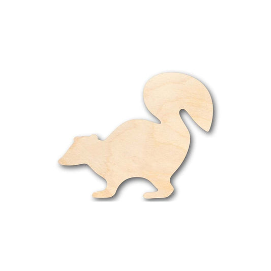Unfinished Wood Skunk Shape - Animal - Craft - up to 46" DIY