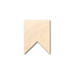 Unfinished Wood Square Bunting Shape - Craft - up to 46" DIY