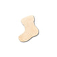 Unfinished Wood Stocking Shape - Christmas - Craft - up to 46" DIY