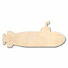 Unfinished Wood Submarine Shape - Ocean - Beach - Nursery - Craft - up to 46" DIY