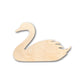 Unfinished Wood Swan Shape - Bird Animal - Craft - up to 46" DIY