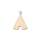 Unfinished Wood Teepee Shape - Native American - Western - Craft - up to 46" DIY