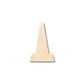 Unfinished Wood Traffic Cone Shape - Construction - Tool - Craft - up to 46" DIY