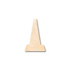 Unfinished Wood Traffic Cone Shape - Construction - Tool - Craft - up to 46" DIY