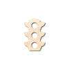 Unfinished Wood Traffic Light Shape - Craft - up to 46" DIY