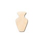 Unfinished Wood Vase Shape - Craft- up to 46" DIY