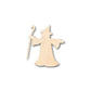 Unfinished Wood Wizard Fantasy Shape - Halloween - Craft - up to 46" DIY