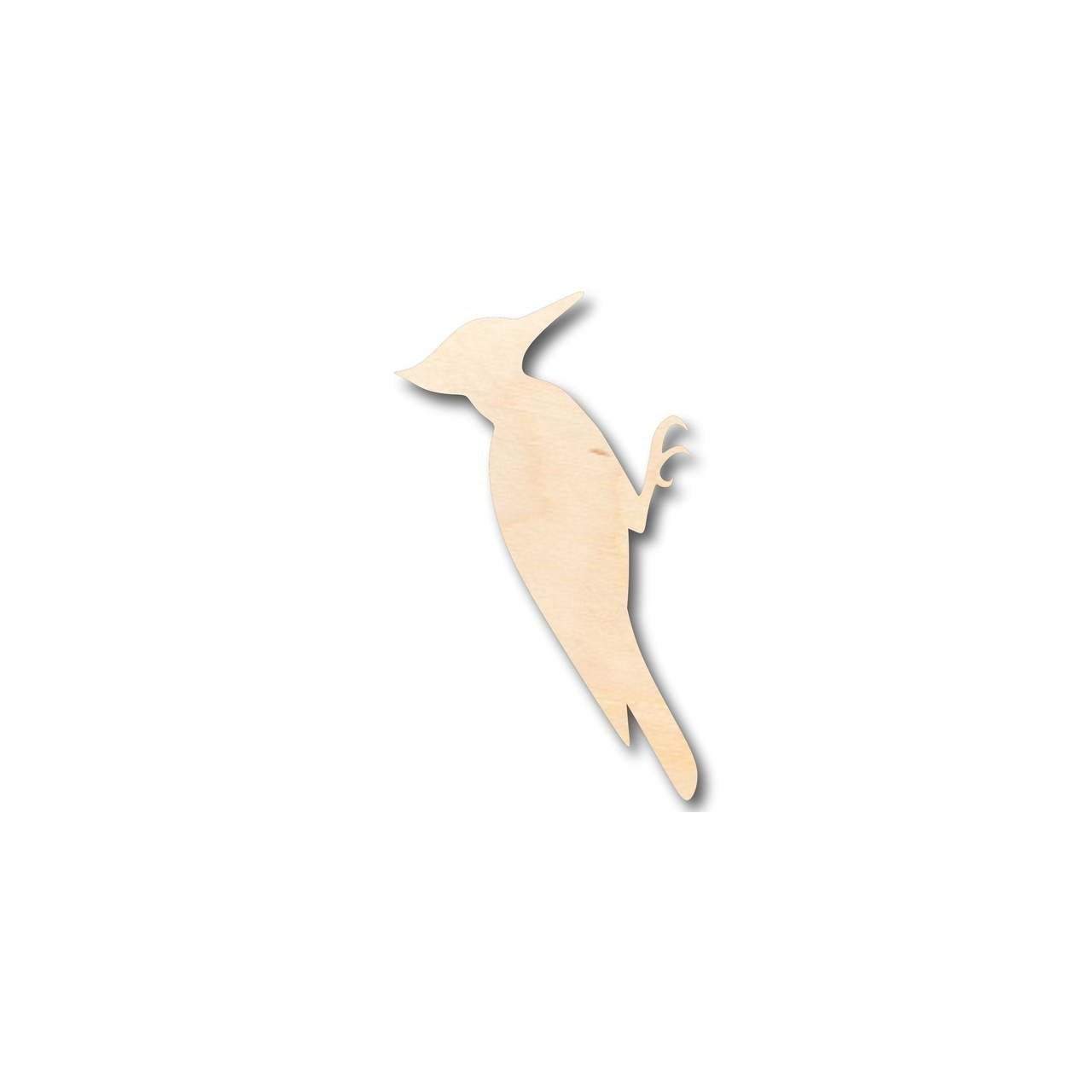 Unfinished Wood Woodpecker Shape - Animal - Wildlife - Craft - up to 46" DIY