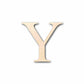 Unfinished Wood Upsilon Silhouette - Craft- up to 46" DIY