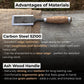 Wood Carving Chisel, 10 - 50 mm (0.39 - 1.97 inches)