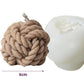 Woolen Candle Silicone Molds Candle Silicone Molds 3D Candle Molds Woolen Ball Mold And Knot Mold Ball Of Yarn Design Mold For Candle Making And Making Soap Wax Mold Woolen Ball Design Handmade Candle Scented Candle Wax Mold Home Decor